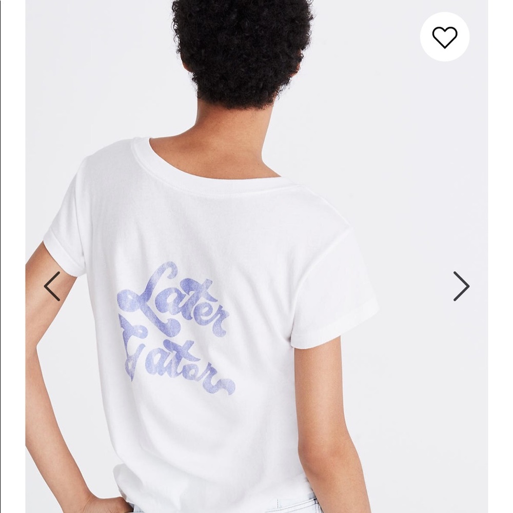 Madewell Rivet & Thread Later Gator Tee